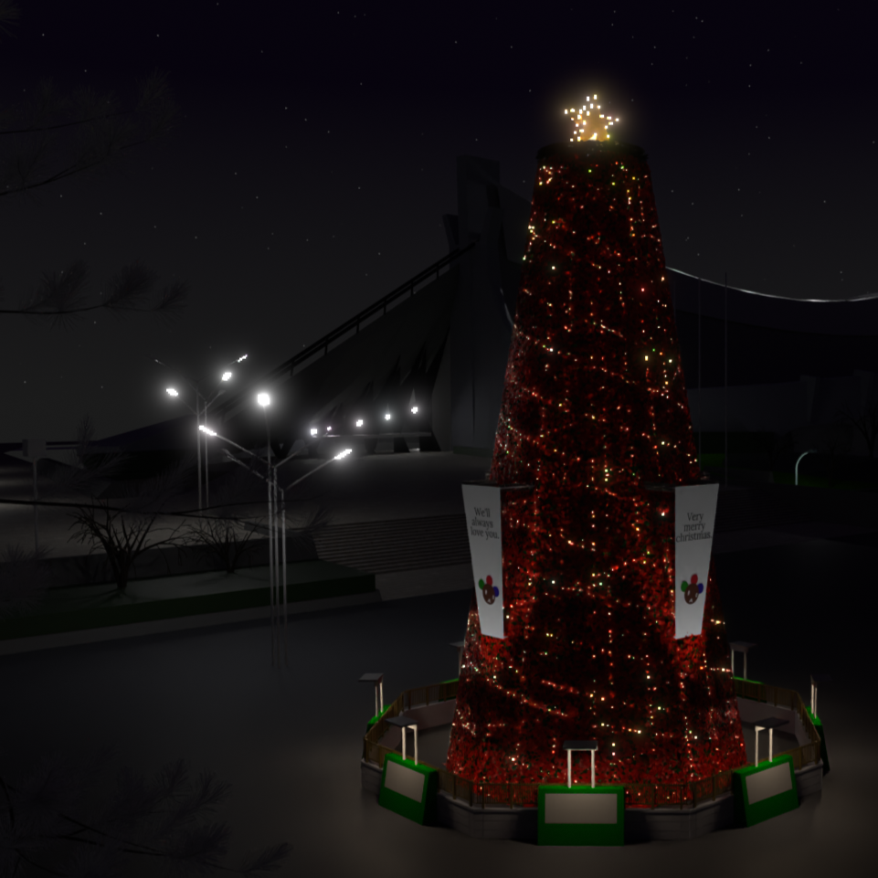 Blenderで再現したWINTER FANTASIA