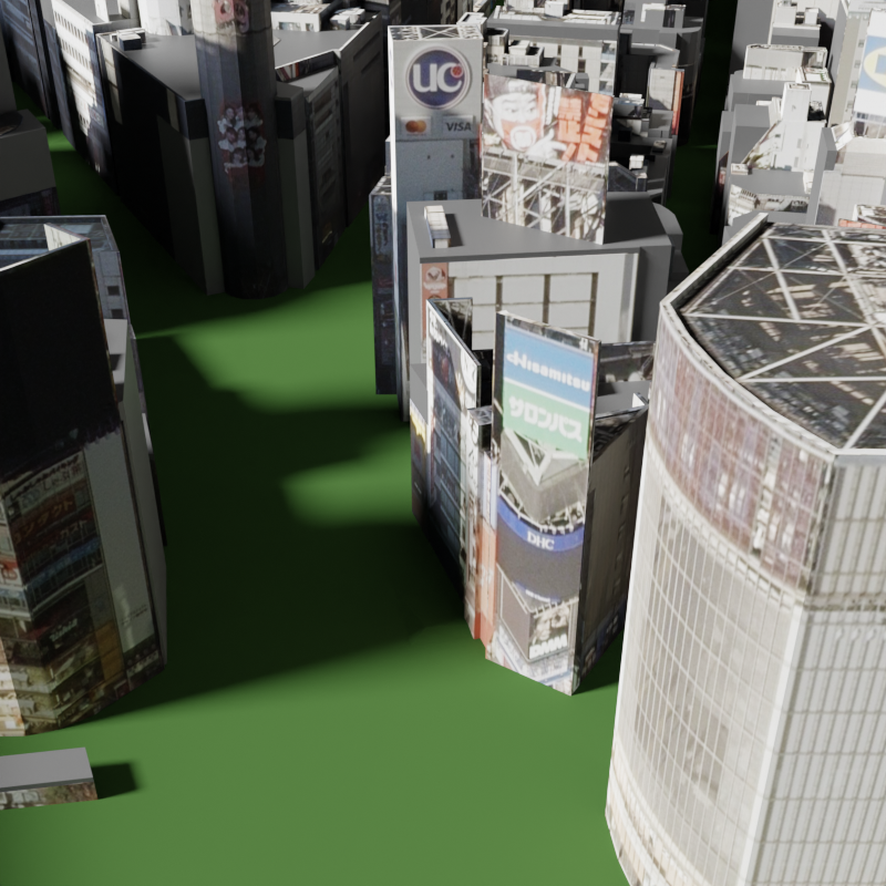 Project Plateau 渋谷周辺 LOD2